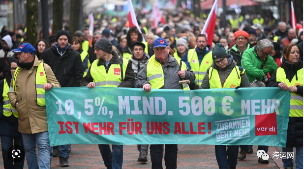 “超級(jí)大罷工”！全德陸、海、空各大交通停擺、癱瘓！